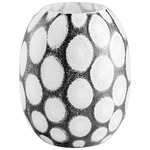 Brunson Vase - Brown / White