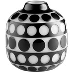 Petroglyph Vase - Black / White