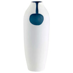 Oracle Vase - White / Blue