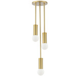 Adams Multi-Light Pendant - Aged Brass