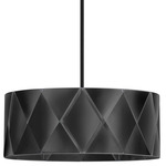 Cardano Closed Chandelier - Matte Black / Black