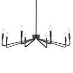 Clayton Chandelier - Matte Black