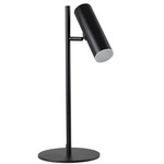Constance Adjustable Table Lamp - Matte Black / Frosted