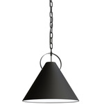 Princeton Pendant - Matte Black / Black