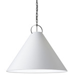 Princeton Pendant - Matte Black / White