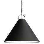 Princeton Pendant - Matte Black / Black