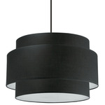 Priya Pendant - Matte Black / Black