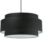 Priya Pendant - Matte Black / Black