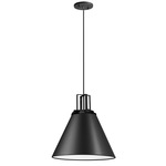 Sonus Pendant - Matte Black / Black