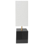 Todd Table Lamp - Black Marble / White