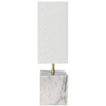 Todd Table Lamp - White Marble / White