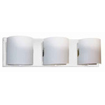 Sanctuary Bathroom Vanity Light - Polished Chrome / Frosted