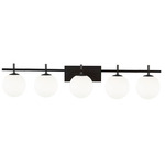 Vivaldi Bathroom Vanity Light - Matte Black / White