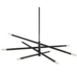 Wand Sputnik Chandelier - Matte Black