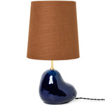 Hebe Small Table Lamp - Deep Blue / Curry