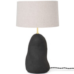 Hebe Medium Table Lamp - Dark Gray / Natural