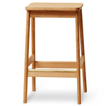 Angle Bar Stool - Natural Oak