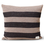 Aymara Square Cushion - Dark Grey/ Brown