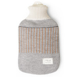 Aymara Hot Water Bottle Cover with Bottle - Pattern Grey
