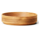Section Wooden Bowl - Natural Oak