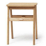 Angle Foldable Stool - White Oak