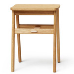 Angle Foldable Stool - Natural Oak