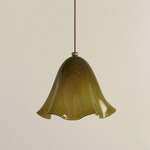 Fazzo Pendant - Pewter / Pistachio