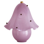 Fazzo Table Lamp - Brass / Lilac with Amber Embelleshments