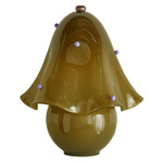 Fazzo Table Lamp - Pewter / Pistachio with Lilac Embelleshments