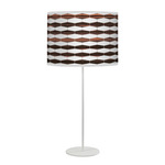 Weave Tyler Table Lamp - White / Ebony / Linen