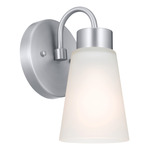 Erma Wall Sconce - Brushed Nickel / Satin Etched