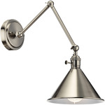 Ellerbeck Swing Arm Wall Sconce - Classic Pewter / Classic Pewter
