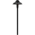 Pierced Dome Path Light 12V - Textured Black
