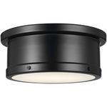 Serca Ceiling Light - Black / Satin Etched