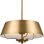 Luella Convertible Pendant - Brushed Natural Brass / Brushed Natural Brass