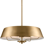 Luella Convertible Pendant - Brushed Natural Brass / Brushed Natural Brass