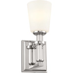 Rosalind Wall Sconce - Polished Nickel / Satin Etched