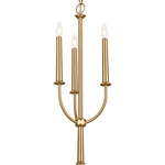 Florence Pendant - Brushed Natural Brass