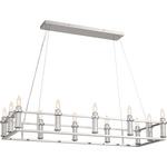 Rosalind Linear Chandelier - Polished Nickel