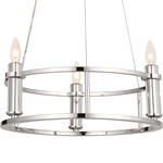 Rosalind Chandelier - Polished Nickel