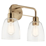Meller Bathroom Vanity Light - Champagne Bronze / Clear