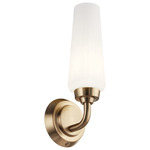 Truby Wall Sconce - Champagne Bronze / Satin Etched