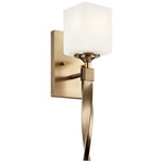 Marette Wall Sconce - Champagne Bronze / Satin Etched