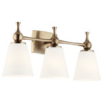 Cosabella Bathroom Vanity Light - Champagne Bronze / Satin Etched