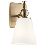 Cosabella Wall Sconce - Champagne Bronze / Satin Etched