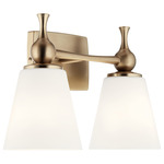 Cosabella Bathroom Vanity Light - Champagne Bronze / Satin Etched