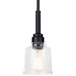 Aivian Pendant - Black / Clear