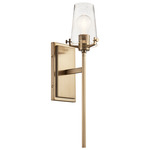 Alton Wall Sconce - Champagne Bronze / Clear Seeded