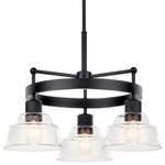 Eastmont Chandelier - Black / Clear