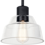 Eastmont Pendant - Black / Clear